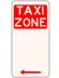 Taxi Zone Sign