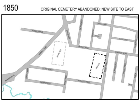 Ipswich General Gemetery map