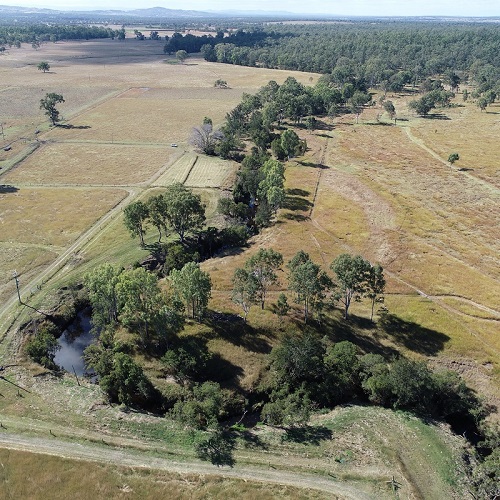 Franklin Vale Creek drone view