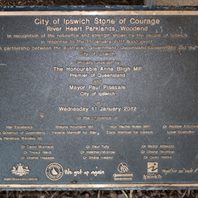 City of Ipswich Stone of Courage